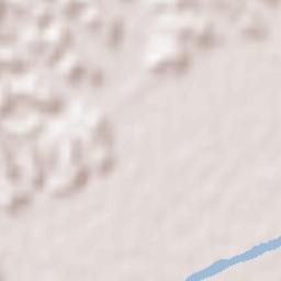 Hiratachō Terrain Map