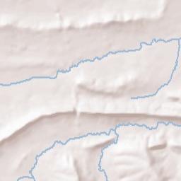 Sebastian County Terrain Map