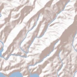 Cherokee County Terrain Map