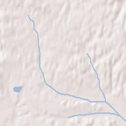 Tippah County Terrain Map