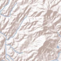 Gilmer County Terrain Map