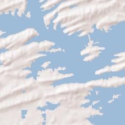 Lake Hamilton Terrain Map