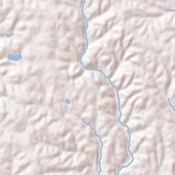 Dawson County Terrain Map