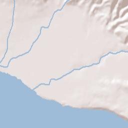 Carpinteria Terrain Map
