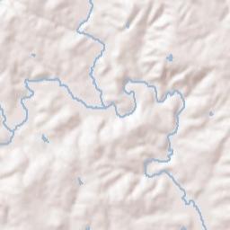 Banks County Terrain Map