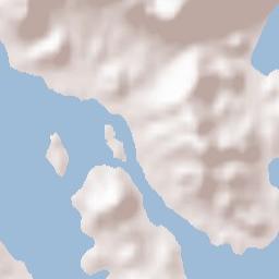 Innoshima Terrain Map