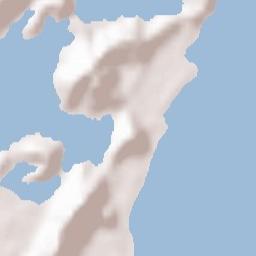 Narutochō-mitsuishi Terrain Map