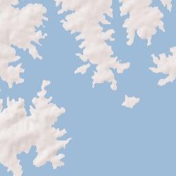 Lake Murray of Richland Terrain Map