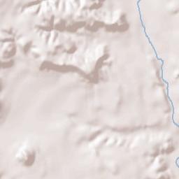 Cibecue Terrain Map