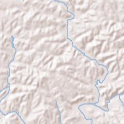 Cleburne County Terrain Map