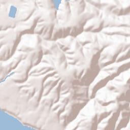 San Joaquin Hills Terrain Map