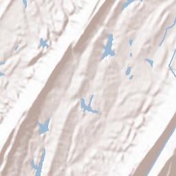 Highland Lakes Terrain Map
