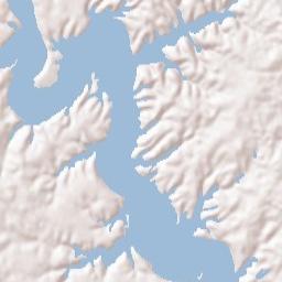 Tuscaloosa County Terrain Map