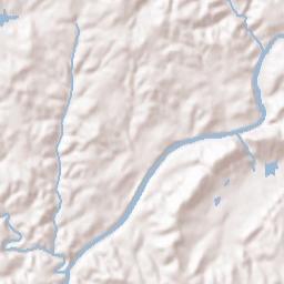 Bibb County Terrain Map