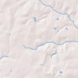 Camp County Terrain Map