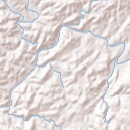 Coosa County Terrain Map