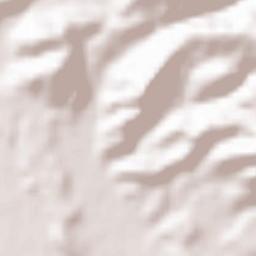 Ōkuchi-shinohara Terrain Map