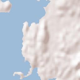 Akune Shi Terrain Map