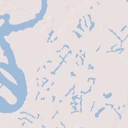 Skidaway Island Terrain Map
