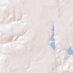 Hilltop Lakes Terrain Map