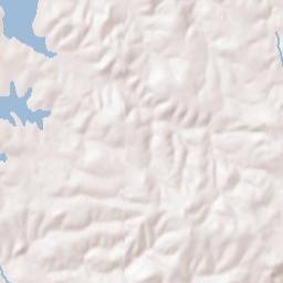Sam Rayburn Terrain Map