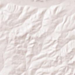 Terrell County Terrain Map