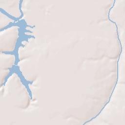 Asbury Lake Terrain Map