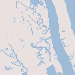 Villano Beach Terrain Map