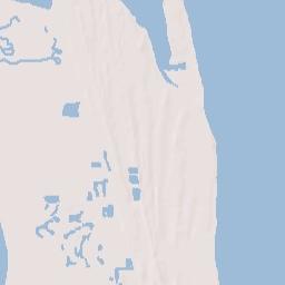 Saint Augustine Beach Terrain Map