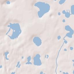 Interlachen Terrain Map
