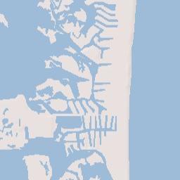 Cocoa Beach Terrain Map
