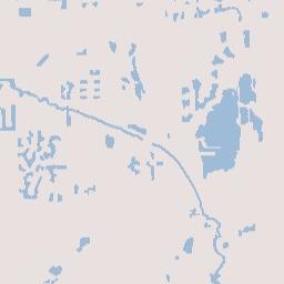 Cypress Lake Terrain Map
