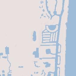 Hallandale Beach Terrain Map