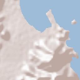 Khawr Fakkān Terrain Map