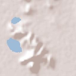Llano del Tigre Terrain Map