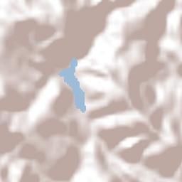 Pozuelos Terrain Map