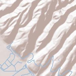 Kauai County Terrain Map