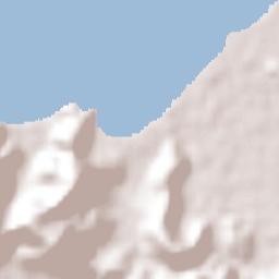 Rincón de Guayabitos Terrain Map