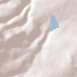 Ojo de Agua de la Trinidad Terrain Map