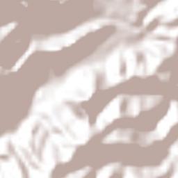 Huajúmbaro Terrain Map