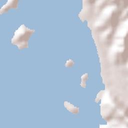 Chamela Jalisco Terrain Map