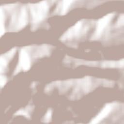 Las Rosas Terrain Map