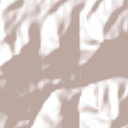 Santa María Mazatla Terrain Map