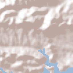 Sabana Iglesia Terrain Map