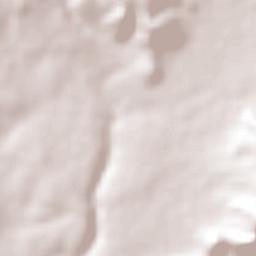 Santo Domingo Atoyatempan Terrain Map