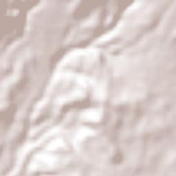 San Juan Amecac Terrain Map