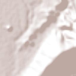 Santa Ana Coatepec Terrain Map