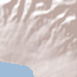 Los Ríos Terrain Map