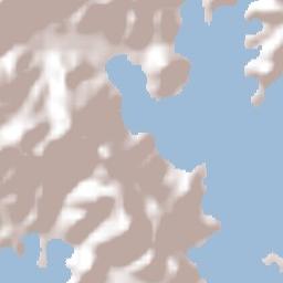 Coral Bay Terrain Map