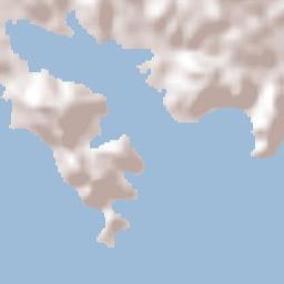 Culebra barrio-pueblo Terrain Map